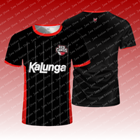 Summer New ESports Red Canids Team Uniform T-shirt Kalunga LOL Games Contest Jersey For Men Motorcycle Shirts Team Uniform
