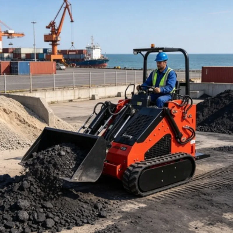 Rhinoceros KS925 Compact Mini Skid Steer Loader with Kubota Engine 1 Year Warranty Crawler Loader & Attachments