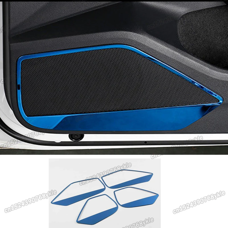 

stainless steel car door sound speaker trims for volkswagen vw passat gt b8 2016 2017 2018 2019 2020 2021 2022 variant r line