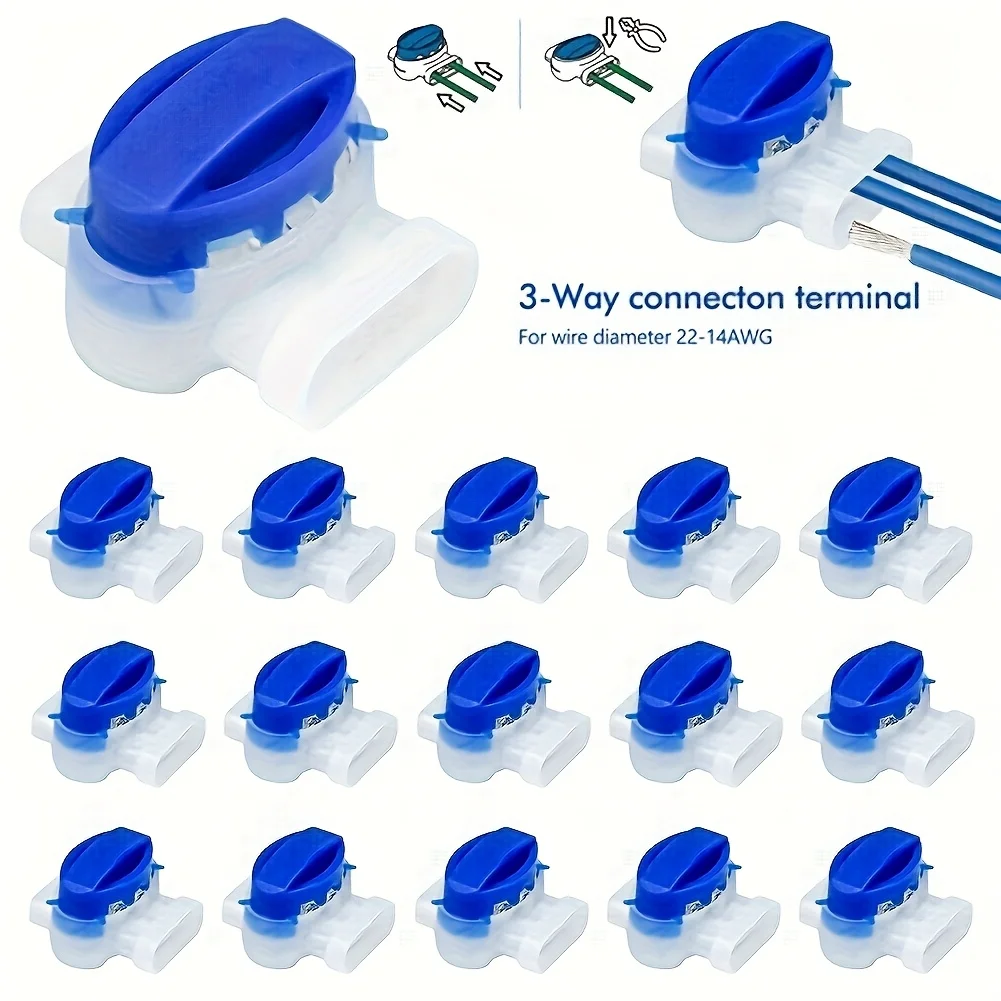 20/50pcs Multi Functional Cable 314 Connector Clip Suitable for Garden Robot Lawn Mower Connector, Car Cable Clip