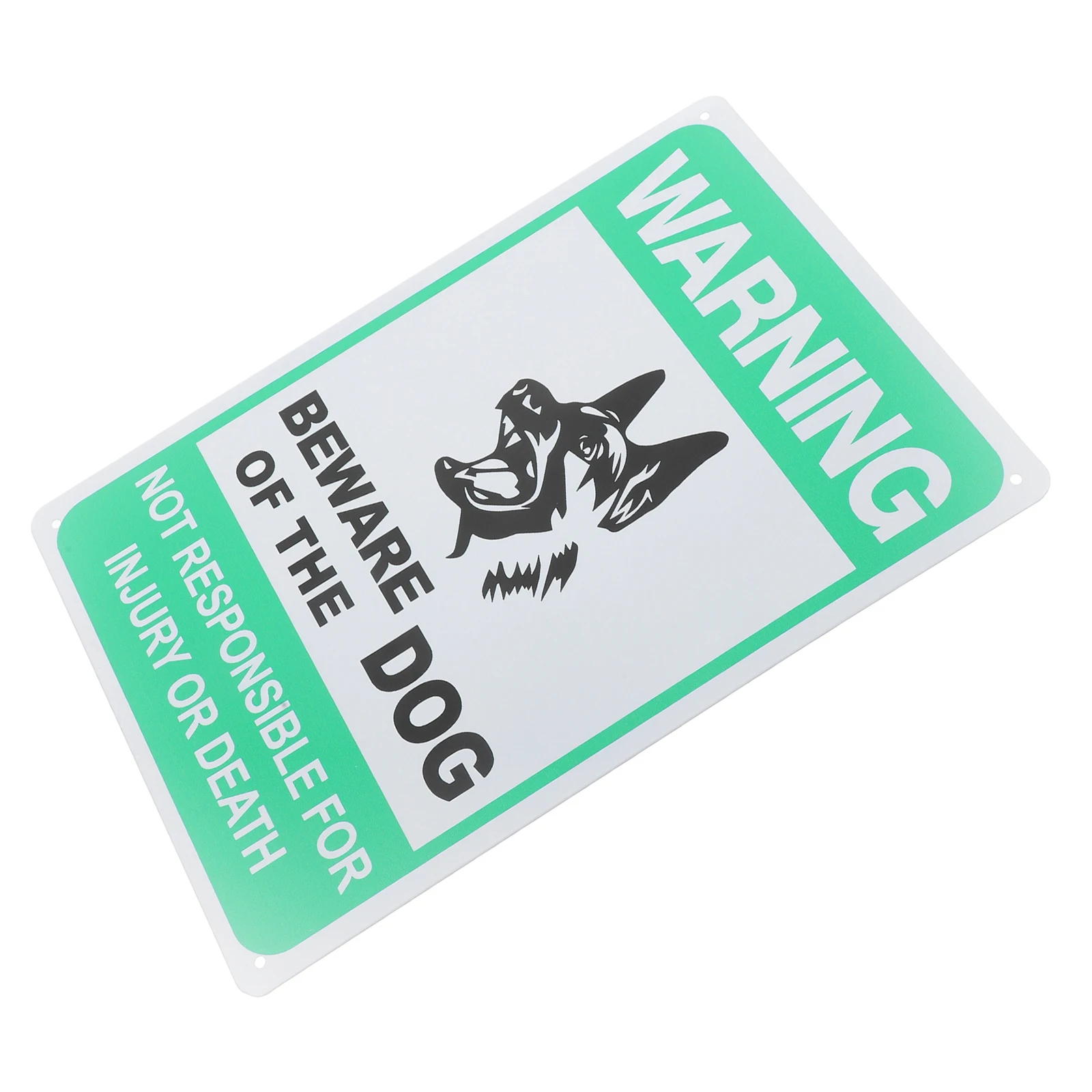

Decorate Garden Courtyard Decoration Home Iron Beware of Dog No Trespassing Sign