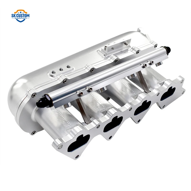 Collettore di aspirazione corpo farfallato da 80 mm con binario carburante per motore MITSUBISHI EVO 4-6 4G63