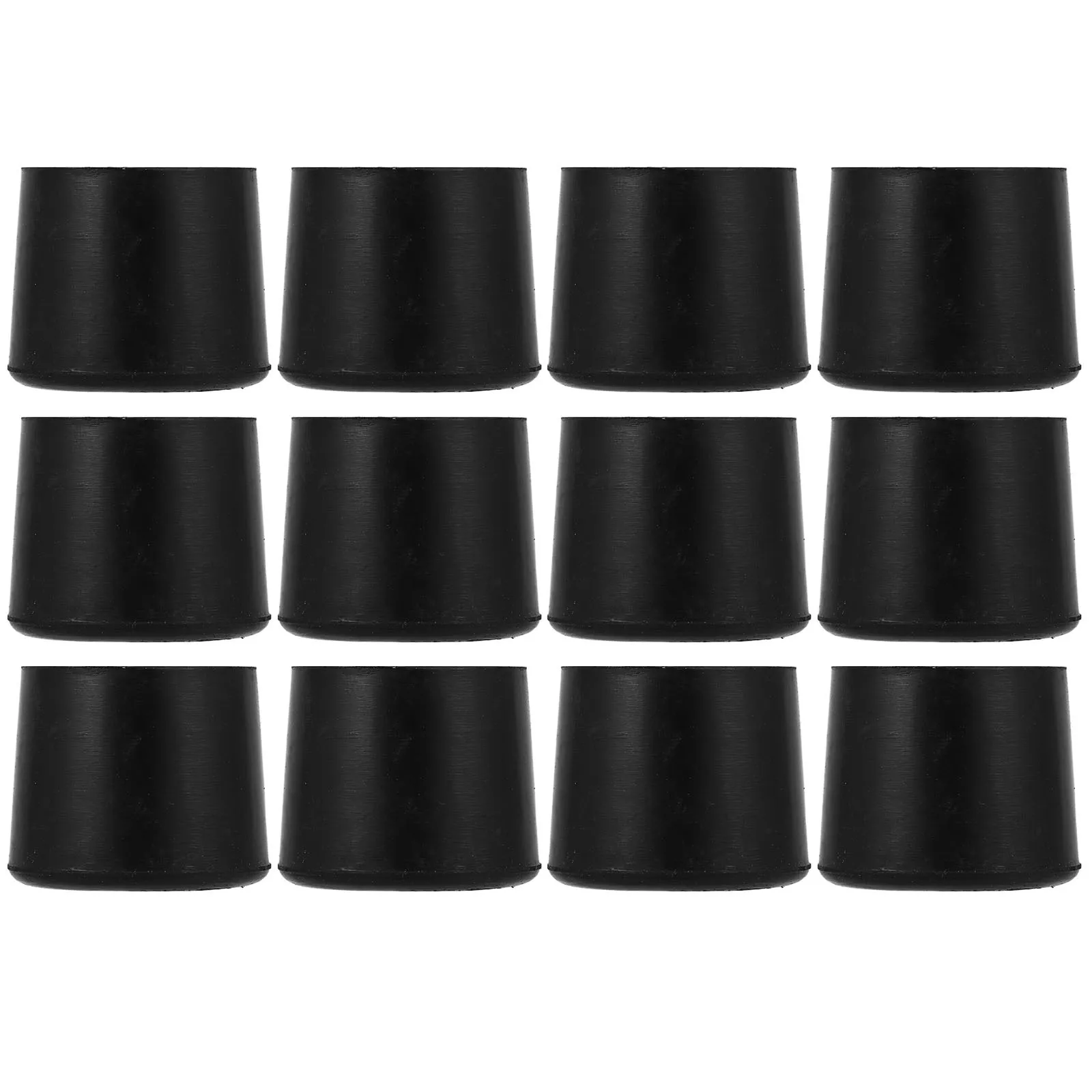 

12pcs Rubber Foot Pads For Trampoline Anti-Slip Leg Caps Easy Install Remove Replacement Parts Furniture Table Chair Protector