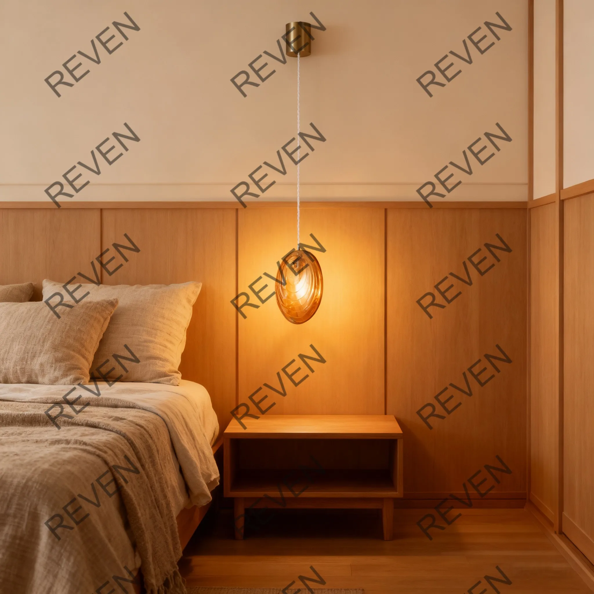 ريفين بريق فرع العنبر الزجاج الثريا الحديثة الفاخرة ضوء السقف عكس الضوء الأجهزة قلادة مصباح لغرفة المعيشة الطعام #2