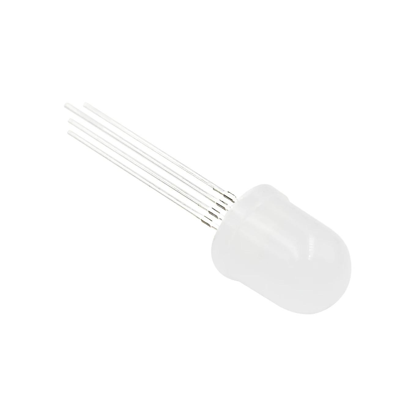 5 قطعة F10/10 مللي متر كامل اللون ضباب مشترك يين/الواضح يانغ أربعة أرجل كامل اللون RGB في خط LED صمام ثنائي باعث للضوء الخرز #2