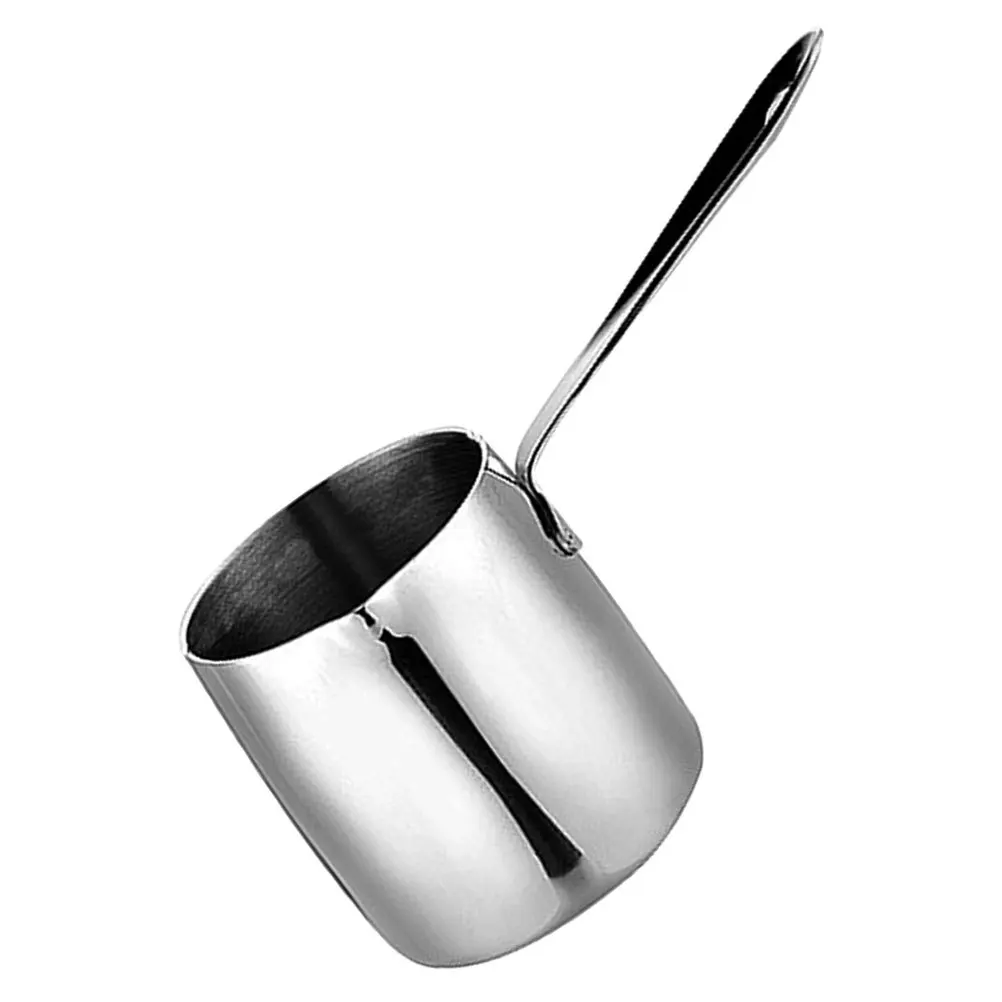 

1Pcs Stainless Steel Mini Frying Pot Nonstick Portable Easy Clean Suitable for All Types of Stoves Household Frying Pot