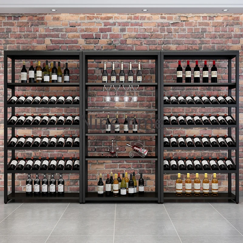 Cellar Club Wine Cabinets Industrial Unique Corner Display Bar Cabinet Holder Small Stockage Vin Barra De Vino Home Equipment