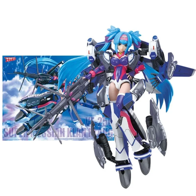 Genuine Macross Delta Anime Figure VF-25G Mobile Suit Girl Klan Klang Collection Model Anime Action Figure Toys for Children