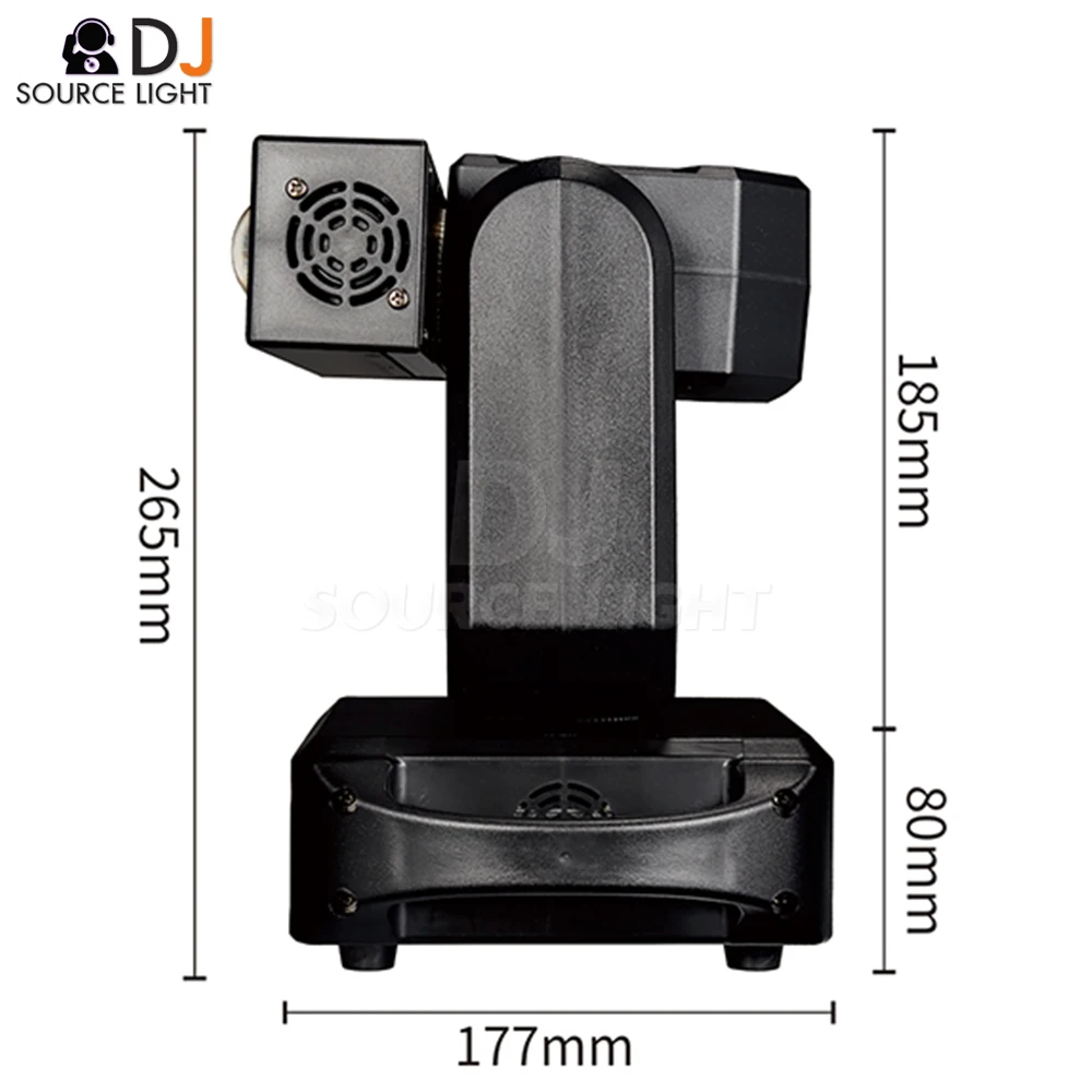 Imagem -04 - Led Moving Head Light com Strobe Controller dj Disco Lâmpada Rotação Infinita Lâmpada Xyz 4in 6x20w Pcs por Lote