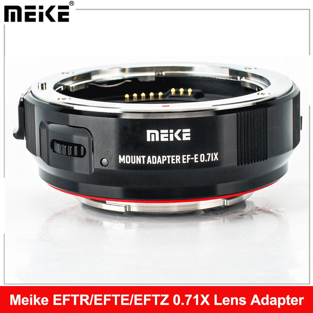 

Адаптер крепления объектива Meike EFTR-0,71X,EFTE-0,71X,EFTZ-0,71X Speedbooster