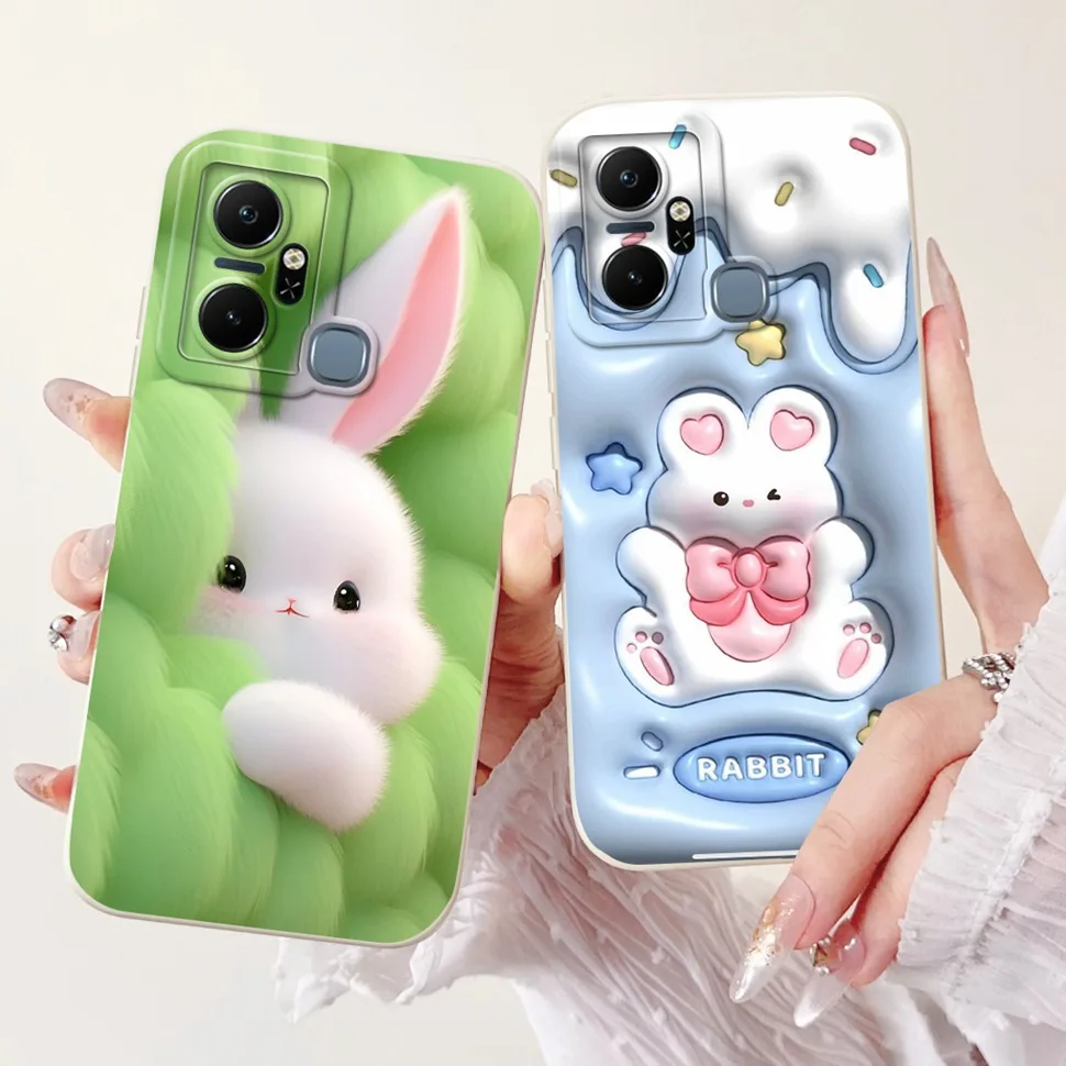 حافظة لهاتف انفينيكس سمارت 6 بلس الهند X6823C X6823 غطاء مطلي على الموضة لهاتف انفينيكس سمارت 6 بلس 6 بلس كوكيه لينة Fundas