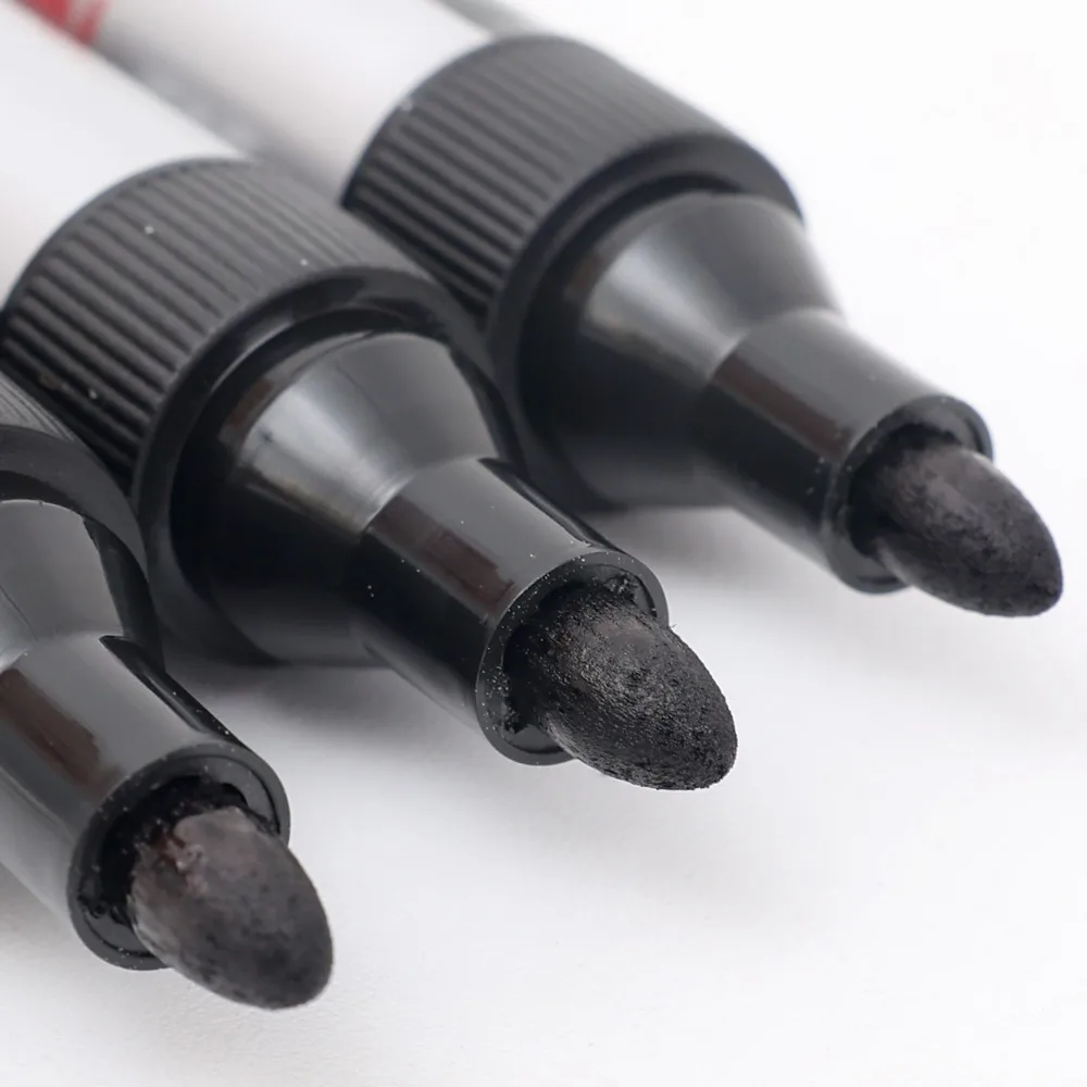 1-10pcs DIY Thick Tip Permanent Paint Marker Black Oil Waterproof Signature Pen for Paper Marker Quick Drying Marker Pen for Art