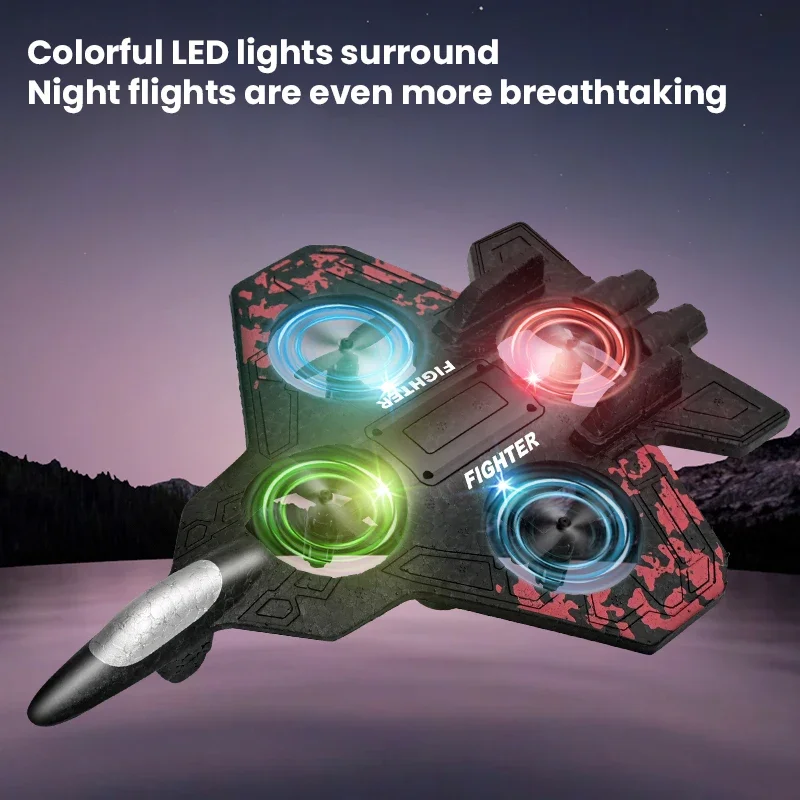 เครื่องบินร่อนโฟม S99 RC บังคับวิทยุ 2.4G โดรน EPP บินได้ด้วยปุ่มเดียว หมุนได้ 360 องศา เฮลิคอปเตอร์ผาดโผน ของขวัญสำหรับเด็กผู้ชาย