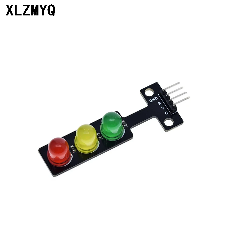 10pcs Mini 5V semáforo LED Display Module para Arduino Vermelho Amarelo Verde 5mm LED RGB-Semáforo DIY Electronic Kit