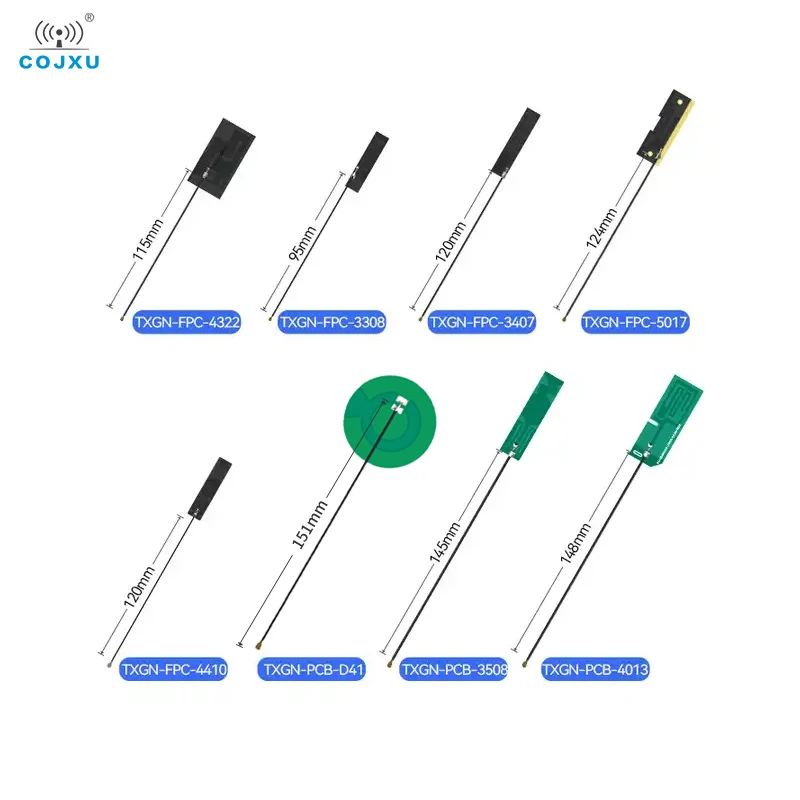 10pcs/lot 4G PCB Antenna COJXU Build-in Antenna Support WCDMA/LET/DTU/4G/5G 826~960 MHz 1710~2170 MHz IPEX Interface