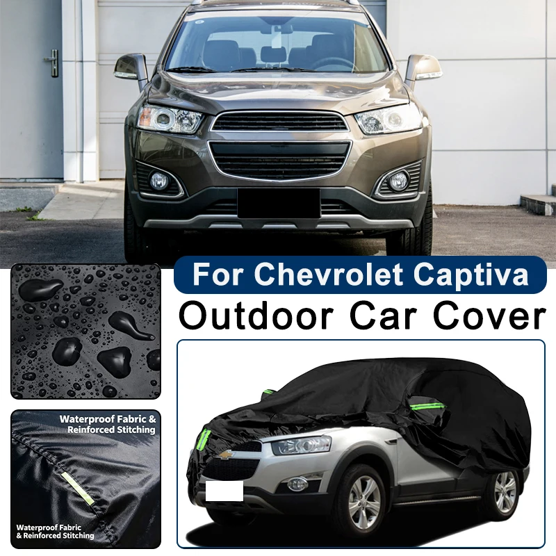 

Outdoor Car Cover Waterproof Dustproof UV Sun Protection, Full Car Protector Exterior Accessory For Chevrolet Captiva 2006-2026
