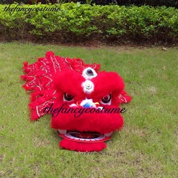 Upmarke Lion Dance Mascot Costume two size Props Outfit Dress Chinese Spring Day tradizionale Culture Party Carnival festall