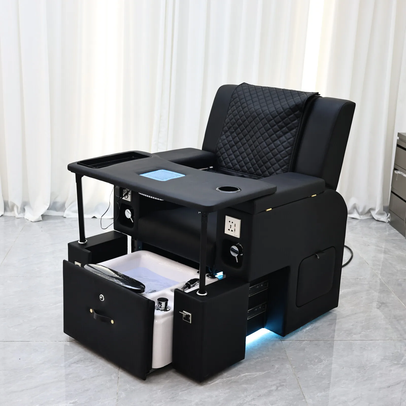 Professioneller Multifunktionaler Pediküre-Massagestuhl, Komfortabel & Langlebig, All-in-One Fußbad für Nagelstudios & Beauty-SPA – Detail 15