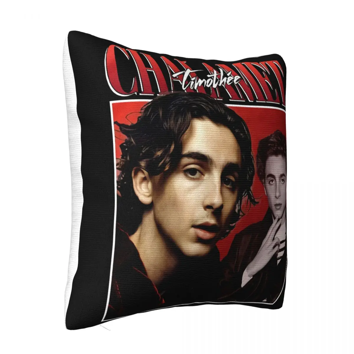 Timothee Chalamet 90 Vintage Unisex Black Reprinted Printing Many Colors Hot Sell Dj Pillow Case