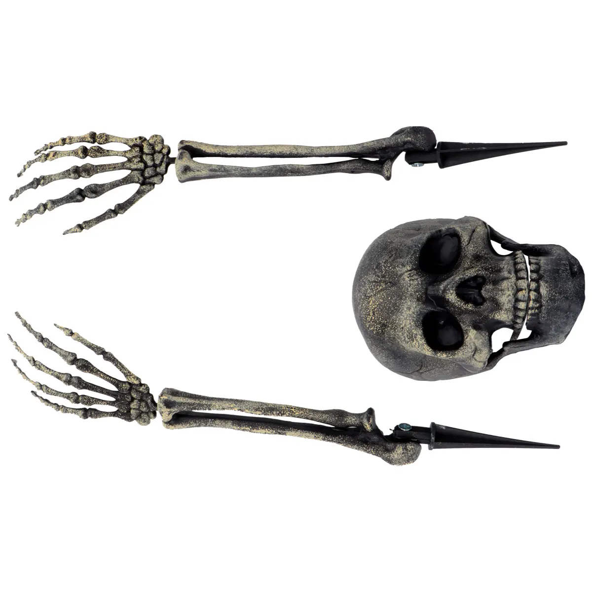 

3 Pcs Skull Arm Bone Decor Plastic Halloween Props Haunted House Bar Ghost Creepy Atmosphere Family Fun Mini