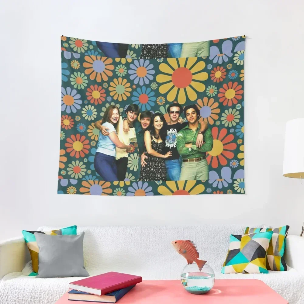 

That 70s Show Floral Promotional Poster Tapestry Room Ornaments Wall Hanging Decor On The Wall Tapestry