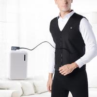 Heating Vest Adjustable Vest Man Women Hiking Accessories Warmer Jacket USB Charging куртка с подогревом