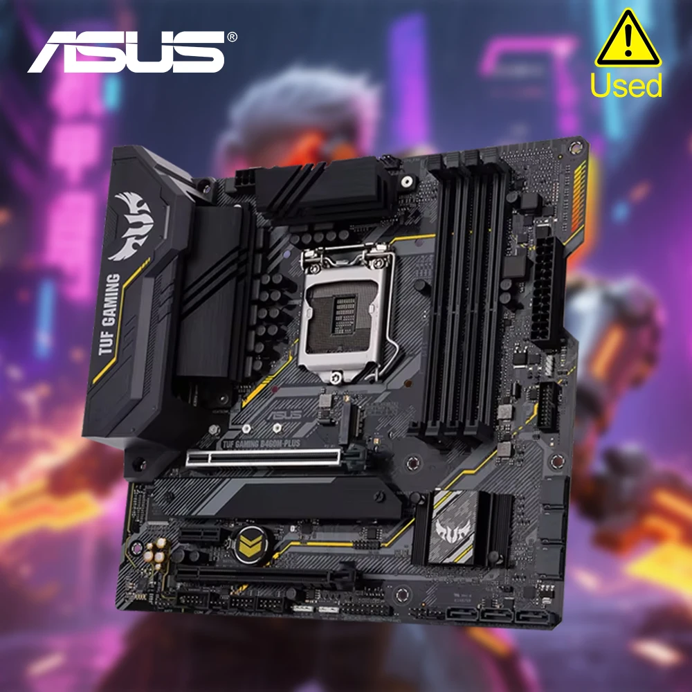 

ASUS TUF GAMING B460M-PLUS Intel B460 Motherboard Micro ATX For LGA 1200 CPU I5 10400F 10600K I7 10700K i310100 DDR4 M.2