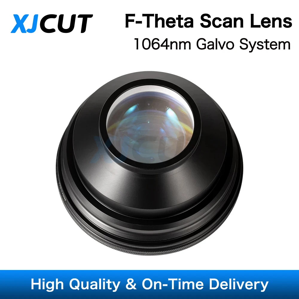 XJCUT F-theta Scan Lens Field Lens 1064nm 50x50 - 300x300 F63-420mm for 1064nm YAG Optical Fiber Laser Marking Machine Parts