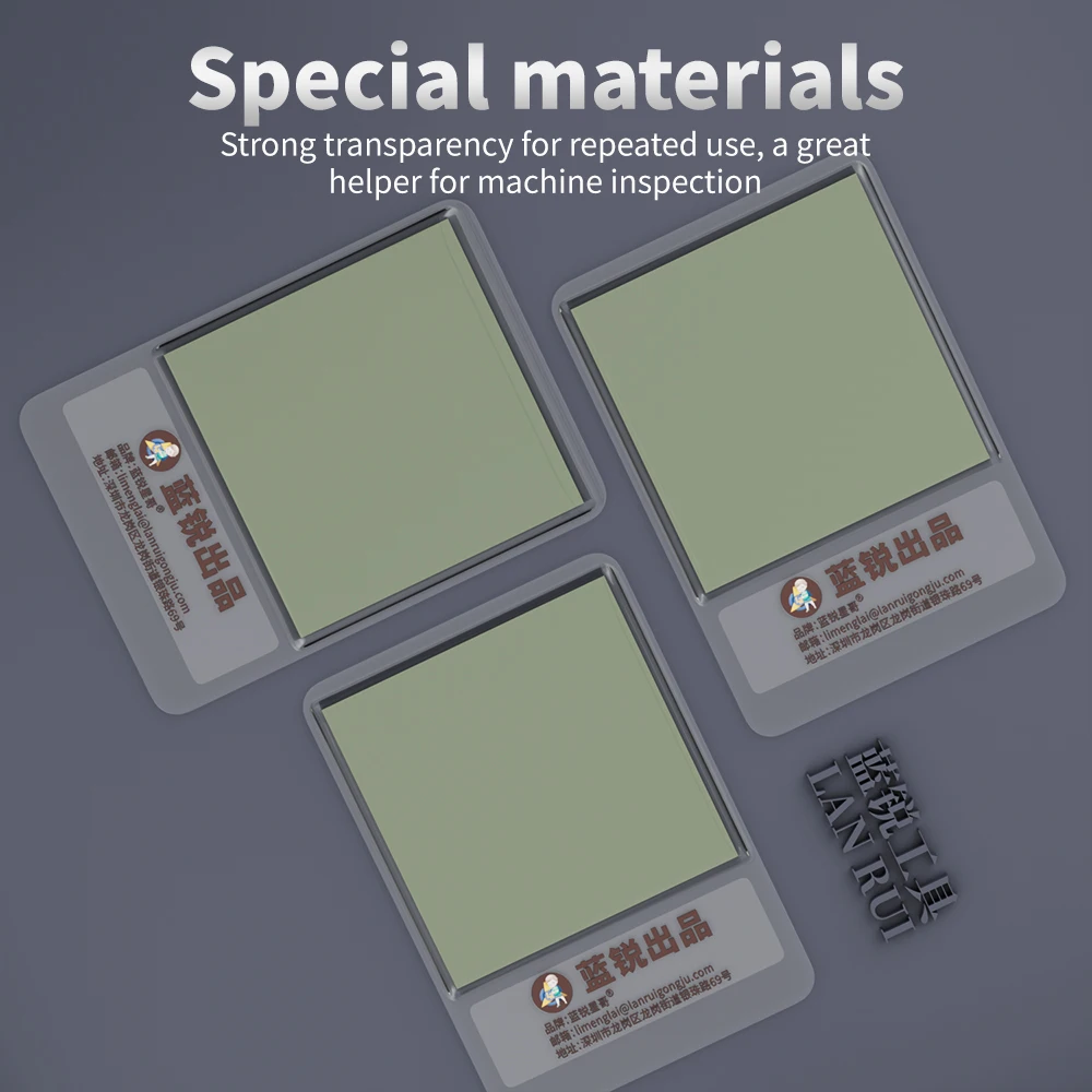 LANRUI P1 Wireless Magnetic Test Card For Phone Back Cover Check The Mobile Phone Wireless Charging is complete Or Not