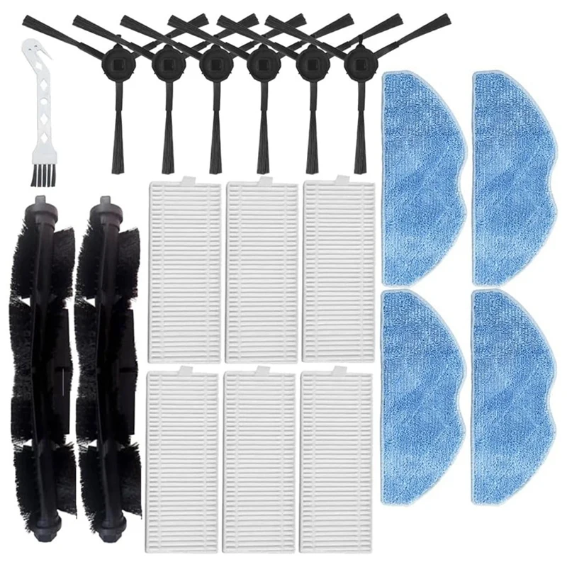 18 PCS Per Tefal Rowenta X-Plorer Serie 75 S + RG8597W Robot Aspirapolvere Parti Spazzola Principale Filtro Hepa Mop Pad