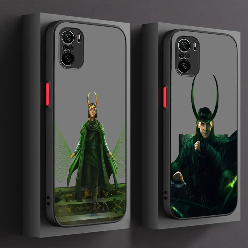 

Marvel Loki Avengers Phone Case For Xiaomi Redmi K40 Gaming K30 K30S K20 10X 10C 10 9 9C 9T 9A 8 8A 7 6 5 5A Pro 5G Matte Cover