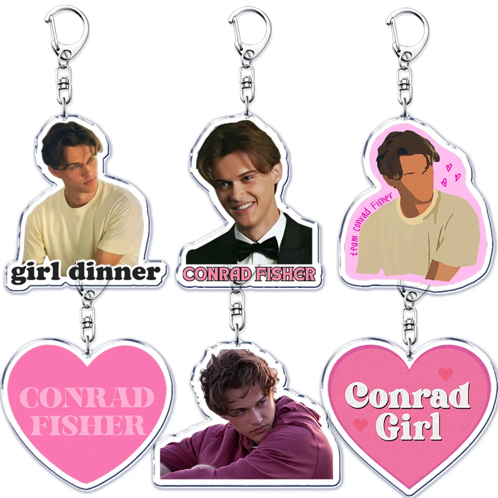 Llaveros Cool Team Conrad Fisher para accesorios, llaveros con vientre de Tsitp que convierten en el verano, joyería para fanáticos, regalos para amigos