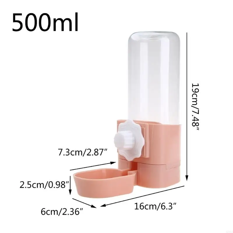 Q39B Dispensador agua para perros pequeños para perrera 500 Cats automáticos Alimentador agua mascota Fuentes agua