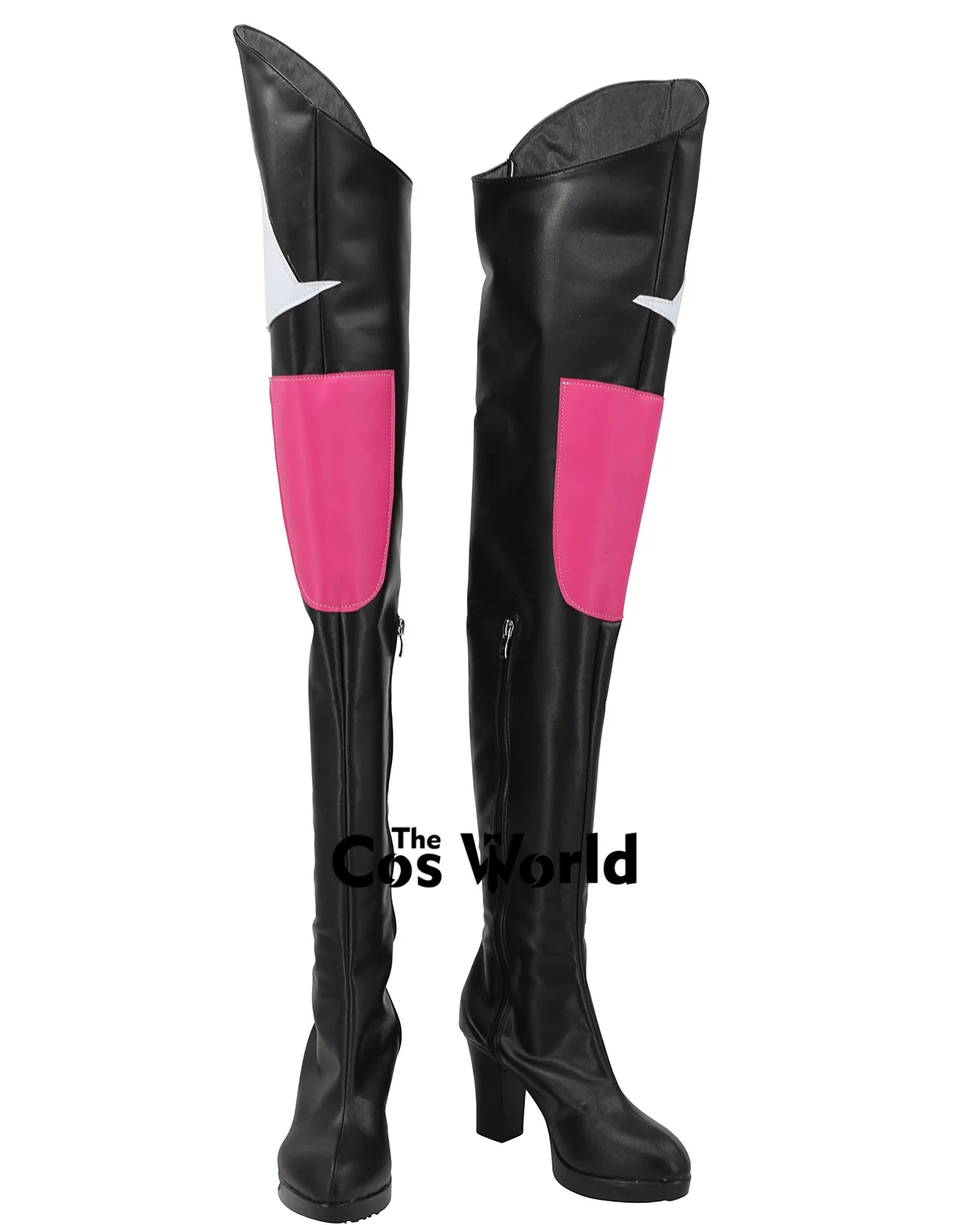 

2 стиля настраиваемых косплей-туфель и ботинок на высоком каблуке в стиле аниме-фильмов Mira