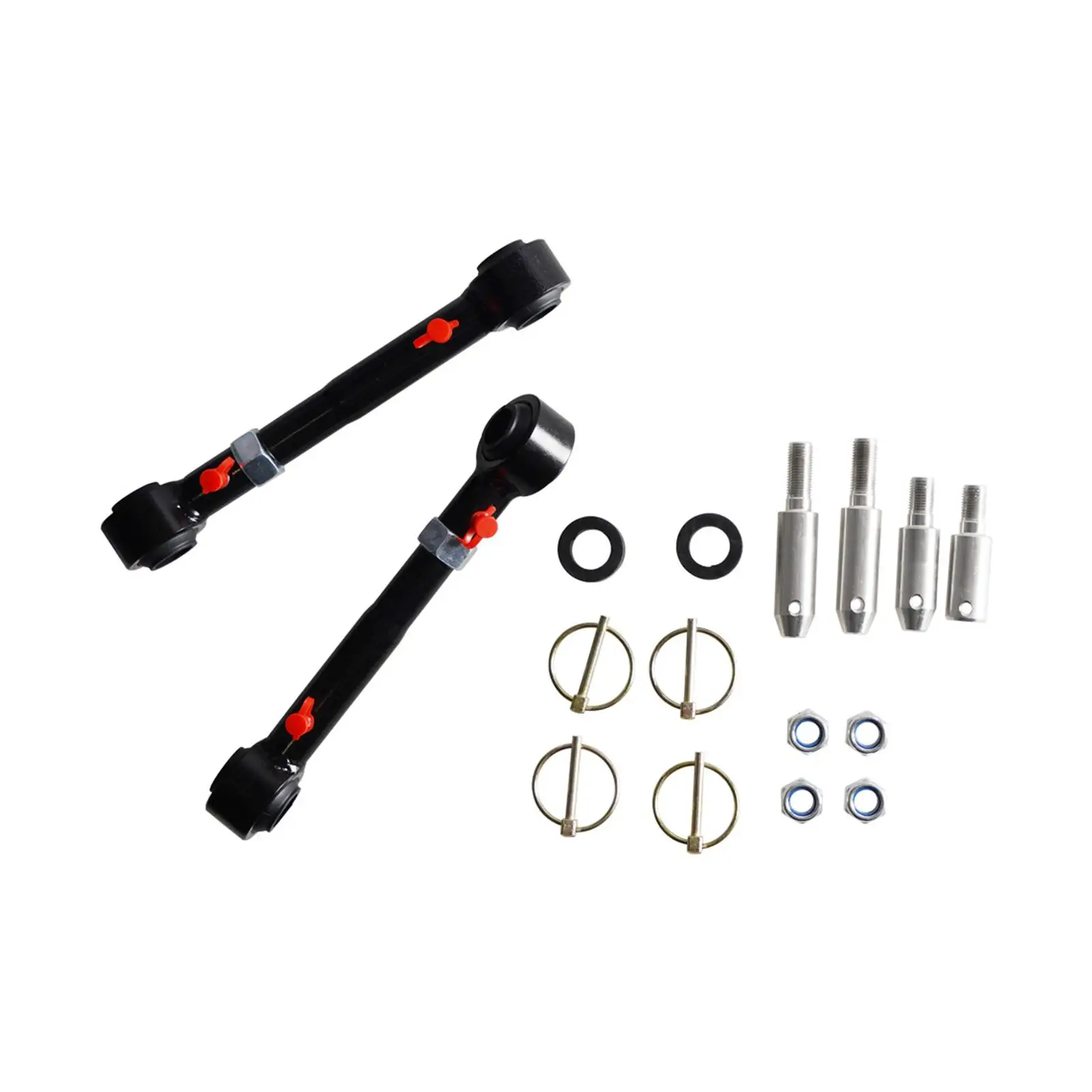 

Sway Bar Link Kit Front Easy to Install Direct Replaces Durable Auto Accessories Adjustable Front Sway Bar Link for Jeep JK