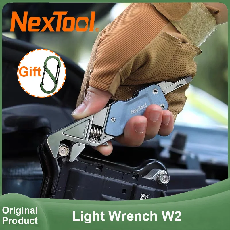 NexTool Adjustable Wrench W2 Multi Tool Foloding Pliers Multi-functional Spanner Screwdriver Outdoor Camping EDC Tools