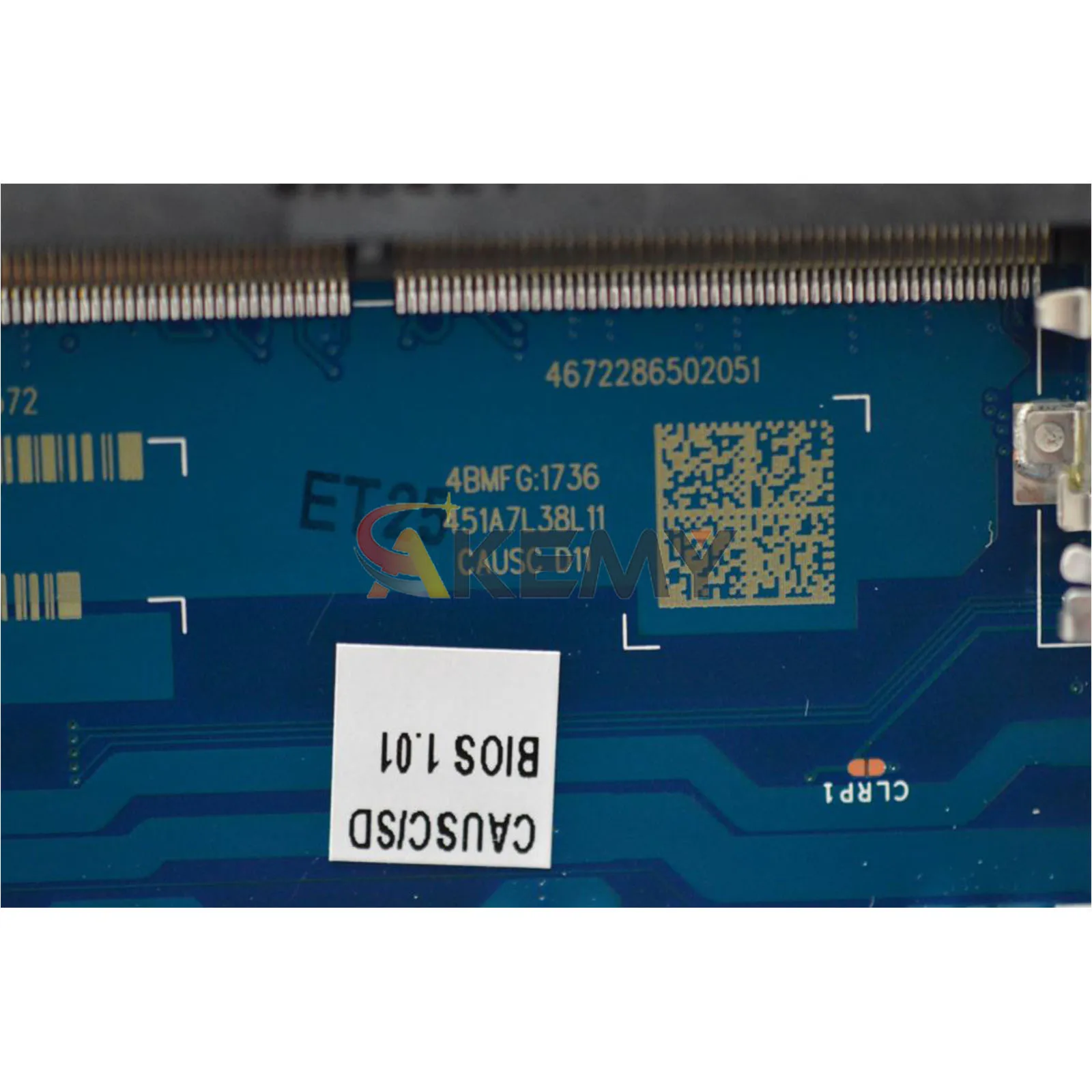 A6 A9 CPU UMA 노트북 마더보드가 장착된 Lenovo Ideapad 320S-15AST용 LA-E981P 100% 테스트 완료 OK