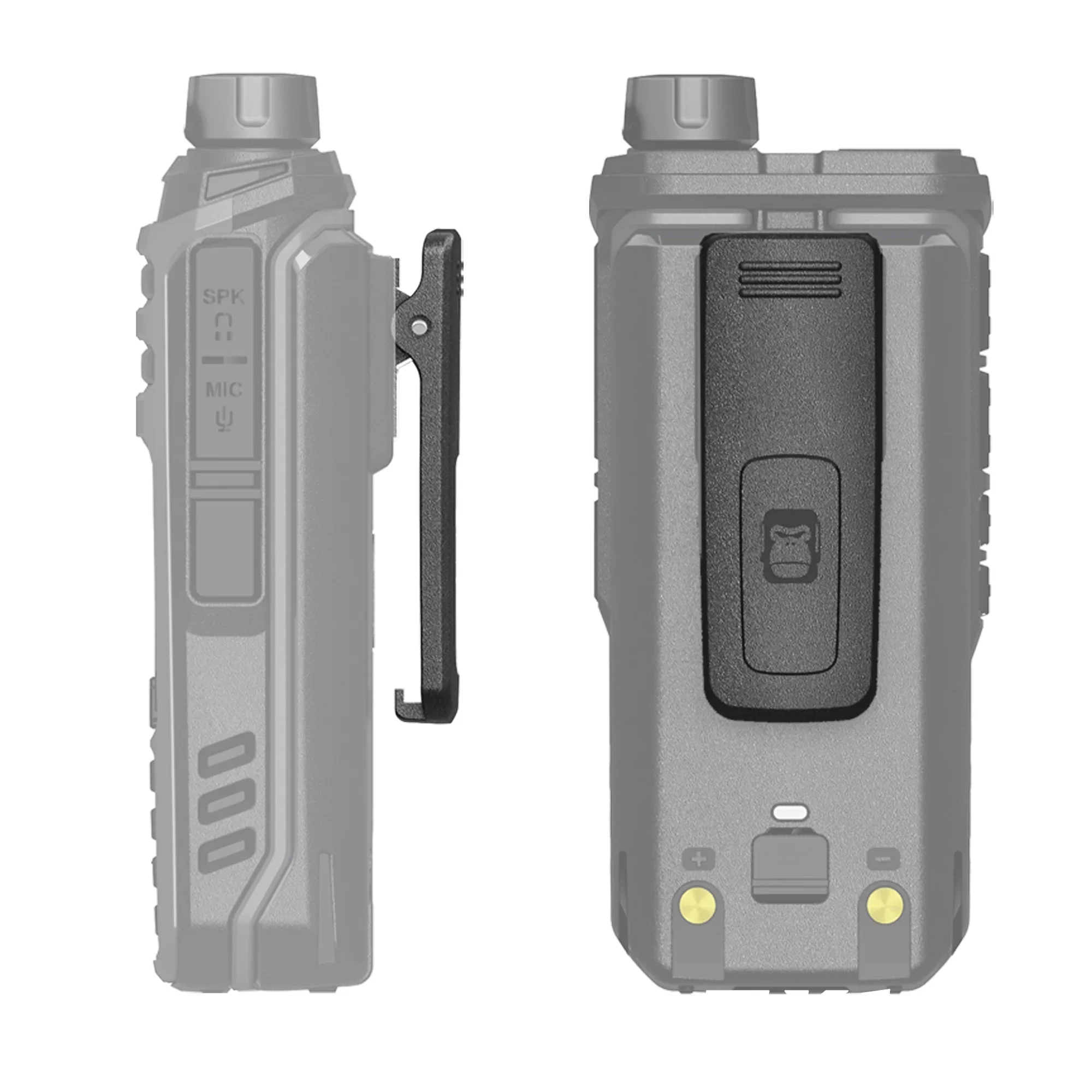 Quansheng tk11 8 walkie talkie cinto clipe tk11 5 clipe traseiro braçadeira substituição durável original tk11 acessórios de rádio 1/2/5/10 pçs