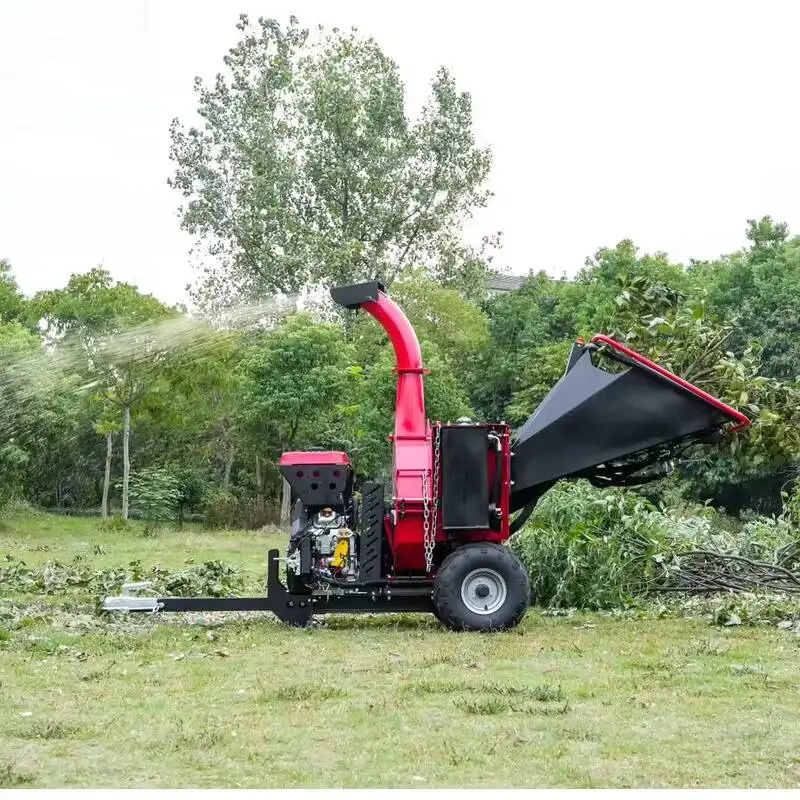 China Factory Price And Original Equipment Manufacturer 15Hp Engine Tree Log Paper Branch Wood Shredder