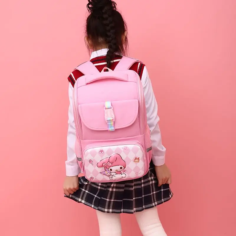 Sanrioed Kuromi Anime carino grande capacità bambini zaino zaini studente cartone animato organizzatore borsa a tracolla regalo per amico