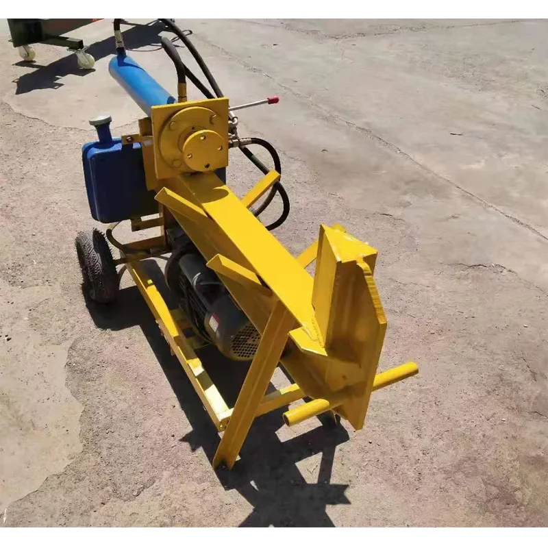 

25 ton gasoline powered horizontal vertical electric start high speed wood log splitting machine CE approved wood splitter