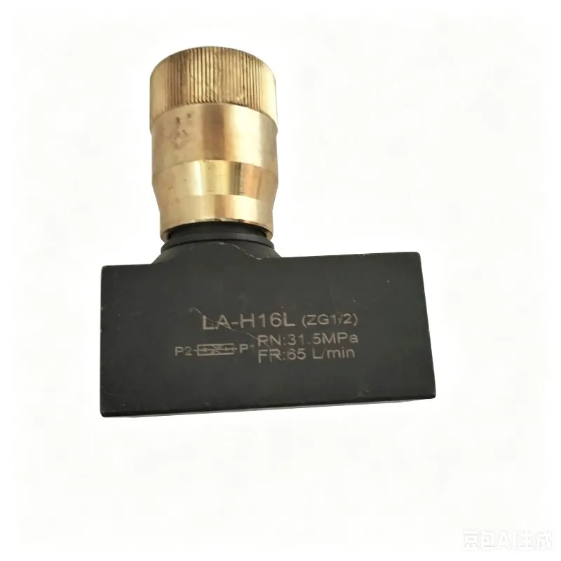LA Hydraulic One-way Regulating Valve Tube Type Throttle Valve LA-H8L LA-H10L H16L H20L H25L H30L