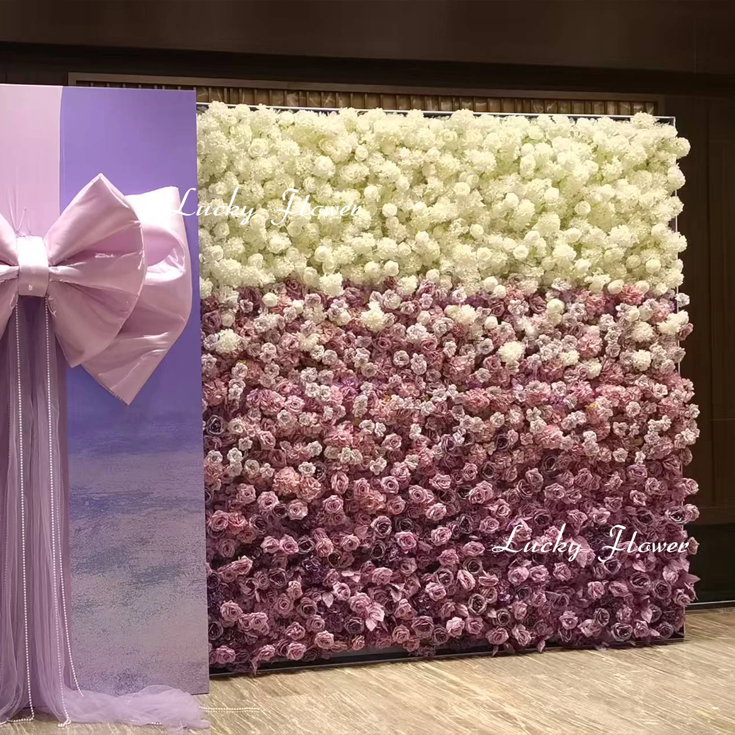 

Artificial flower wall wedding decoration floral backdrop arrangement hang flower wall party background decor big flower wall