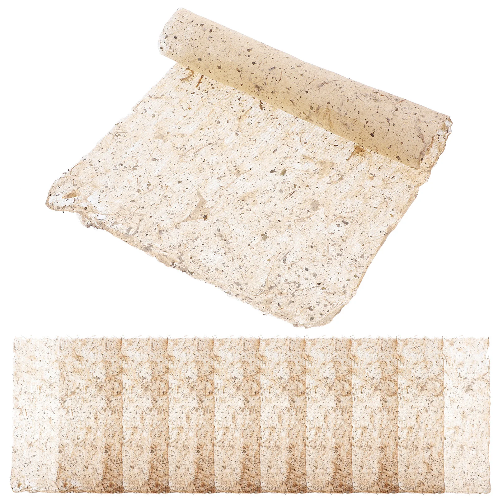 

Handmade Paper 100% Natural Fiber Sheets For Calligraphy Painting Drawing Craft Projects Lightweight Rice