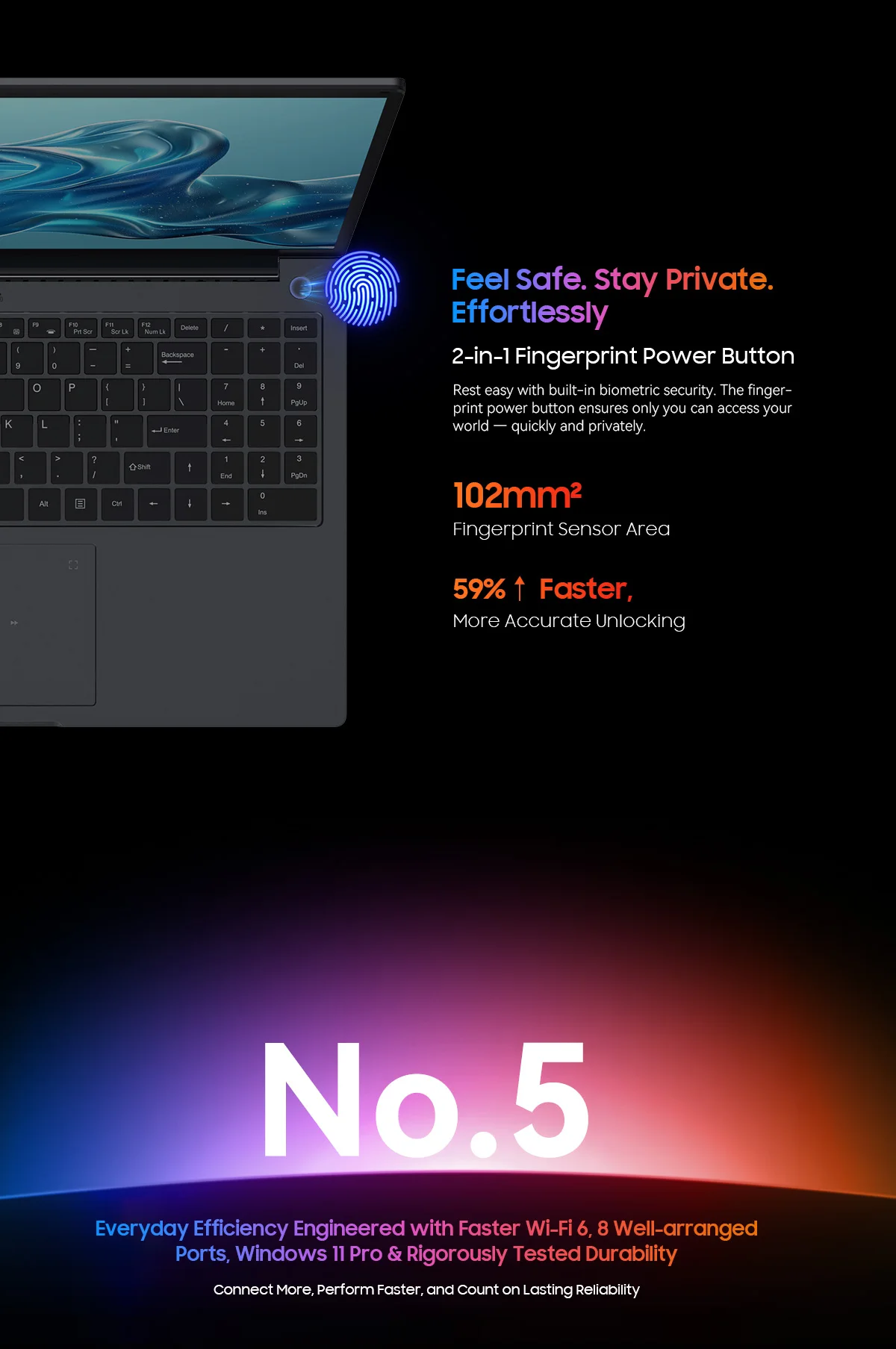 Blackview GamiBook 8 AMD R7 7735HS 16" 5000MAH Laptop 16GB+512GB / 32GB+1TB Windows 11Pro BT5.2 Wifi 6 Backlit Keyboad