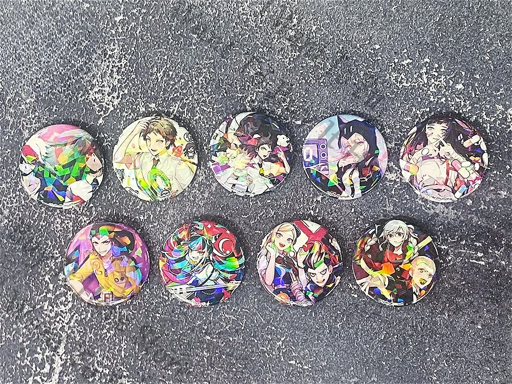 

Anime Danganronpa Kazuichi Souda Nagito Komaeda Hinata Hajime Kokichi Oma Nanami ChiaKi Cosplay Badge Brooch Cartoon Emblem Gift