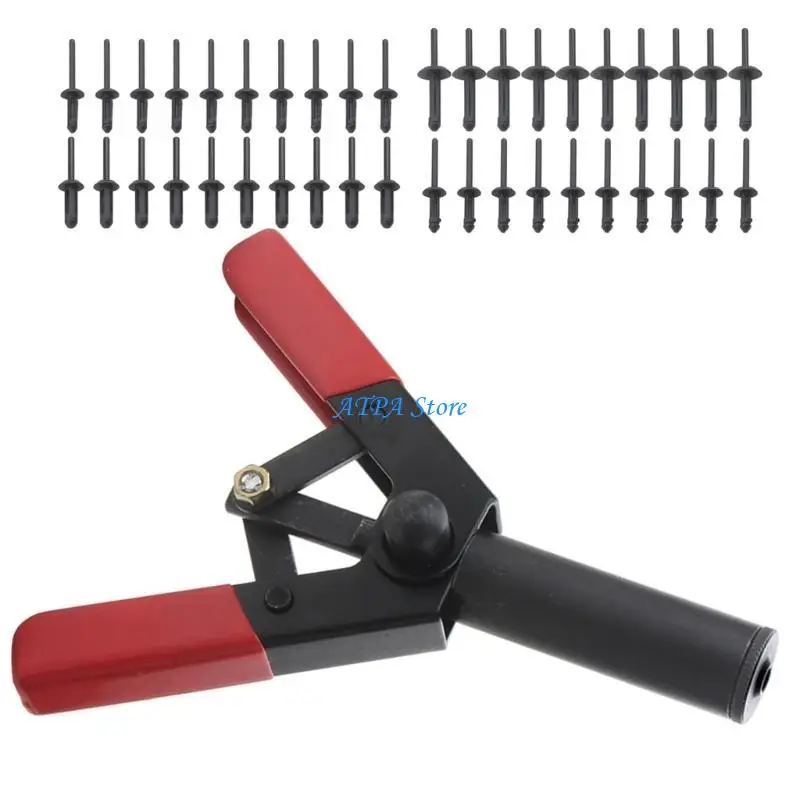 

U13C 41pcs Quick Installs Rivet Tool Tool set Riveting for Home & Auto Repairs