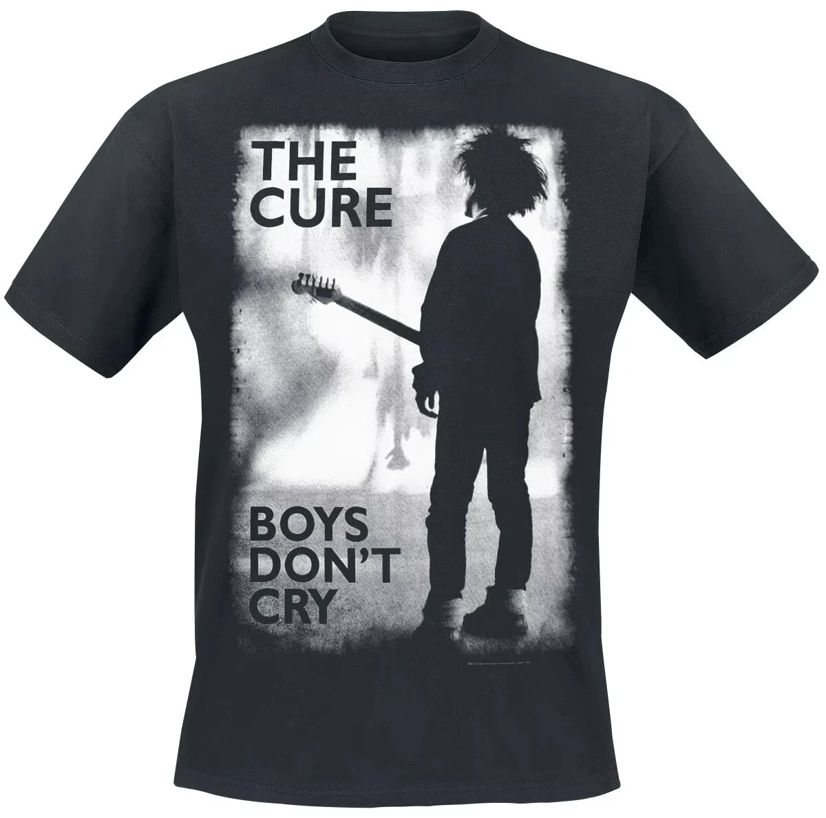 2026 The Cure Boys Don’t Cry T-Shirt Black Cotton Vintage Silhouette Print Post-Punk Band Tee