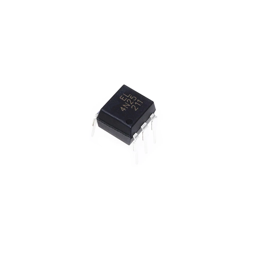 10PCS EL4N25 4N25 In-Line Optocoupler DIP-6 New Good Quality Chipset