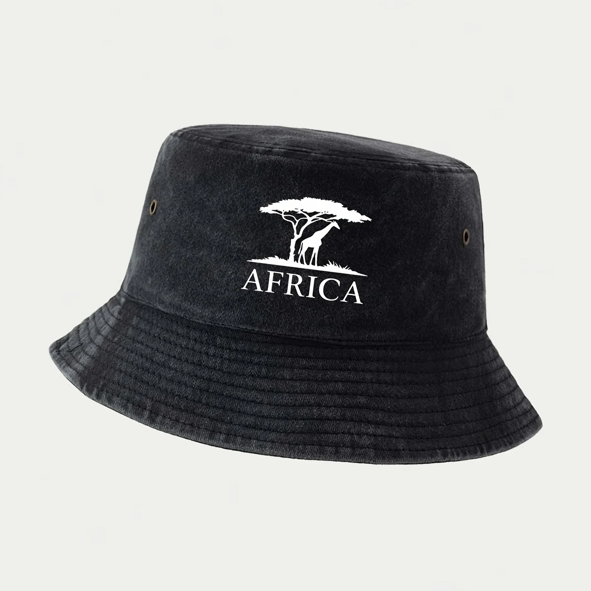 Men' & Women' African Giraffe Print Trucker Hat - Lightweight Breathable Bucket Suitable for Fishing, Outdoor, Casual Wear, Face